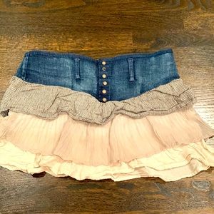 Bcbgeneration Girls Tiered Mini Skirt Small